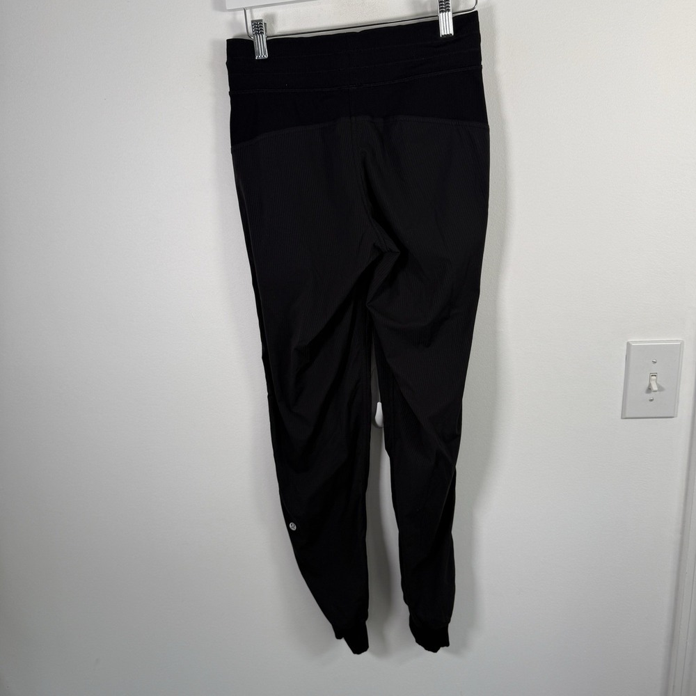 Lululemon Dance Studio Mid Rise Jogger Full Length Black Commuter Travel Women 4 - Picture 4 of 7